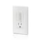 Leviton CombinationSwitch/Outlet, 15A, 1/2hp, White 5625-W - alternate 2