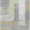 Homeroots 5' X 8' Gray Ivory And Mint Green Geometric Washable Indoor Outdoor Area Rug 612419 - alternate 3