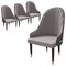 Leisuremod Elara Collection Wooden Dining Chair in Two-Tone Taupe, 4PK EC59TP4 - alternate 1