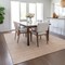 Homeroots 5' X 8' Peach And Beige Geometric Washable Indoor Outdoor Area Rug 602432 - alternate 4