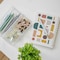 Martha Stewart Brody Set of 3 Stack and Slide Plastic Tray Office Desktop Organizers, 2- Small and 1-Medium BE-PB3316-3-CLR-MS - alternate 3