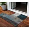 Homeroots 3' X 5' Copper Green And Gray Abstract Washable Indoor Outdoor Area Rug 603719 - alternate 1