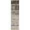 Homeroots 8' Runner Brown Ombre Washable Non Skid Indoor Outdoor Runner Rug 563629 - alternate 3