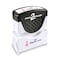 Accu-Stamp2 Stamp, Red/Blue, For Deposit Only, 1-5/8x.5 035523 - alternate 1