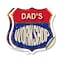 Signmission Dad's Workshop, 4 inch X 4 inch, Vinyl Decal, 2PK SHI-D-2PACK-4-489-DAD - alternate 1