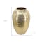 Homeroots 17" Gold Hammered Aluminum Urn Table Vase 574257 - alternate 4