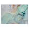 Homeroots 2' X 3' Teal Abstract Washable Non Skid Indoor Outdoor Area Rug 559712 - alternate 3