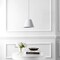Jonathan Y Harper 12" 1-Light Industrial Farmhouse Adjustable Tapered Cone Empire Metal LED Pendant, White JYL7586C - alternate 7