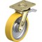 Blickle Swivel Plate Caster, PU, 8", Brake LS-GTH 200K-16-ST - alternate 1