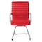 Office Star Products SPX Guest Faux Leather Chair, Red SPX23595C-U9 - alternate 3