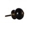 Homeroots Set of Twelve Black And Gold Ceramic Drawer Pull Knobs, 12PK 358106 - alternate 3