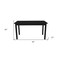 Homeroots 48" Black Solid Wood Dining Table 548856 - alternate 2