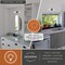 Vaxcel Levitt 2 Light Black Industrial Bathroom Vanity Wall Fixture with Clear Tube Glass W0439 - alternate 4