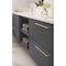 Amerock Destine 8-13/16 in 224 mm Center-to-Center Champagne Bronze Cabinet Pull BP36861CZ - alternate 2