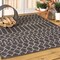 Jonathan Y Ourika Moroccan Geometric Textured Weave Black/Gray 8 ft. x 10 ft. Indoor/Outdoor Area Rug SMB108F-8 - alternate 4