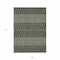 Homeroots 9' X 12' Brown Green And Olive Green Tribal Washable Indoor Outdoor Area Rug 582552 - alternate 2