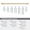 Amerock Winsome 18 inch 457mm Center-to-Center Champagne Bronze Appliance Pull BP54066CZ - alternate 2