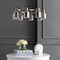 Jonathan Y Liam 26.5" 8-Light Metal LED Chandelier Chandelier, Nickel JYL6115A - alternate 5
