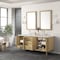 James Martin Vanities Laurent 72'' D Vanity, Light Natural Oak w/ Ethereal Noctis Top w/FreePower Wireless Charger 545-V72-LNO-FENC - alternate 2