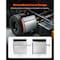 Vevor Quarter Fenders for Semi Trucks 24"x24" with Tube Bracket Mounting Hardware PN-3-C-012-BK - alternate 3