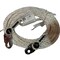 Miller 5/8" Diameter Dacron Polyester Rope Lifeline with Steel Locking Snap Hooks 201RLS-5/50FTWH - alternate 2