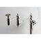 Kingston Brass Deck Mount Pot Filler Faucet with Knurled Handle, Polished Nickel KS3706RKX - alternate 5