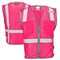 Dome75 Hi-Vis Safety Vest SM/MD Class Non-ANSI/Enhanced Visibility , Zipper 2 Pockets, 1 Mic Tab DV1281 - alternate 1
