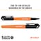 Klein Tools Permanent Marker, Fine Tip, Black, PK4 861014 - alternate 5