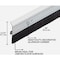 M-D Building Products Building Products 0.25'' 36'' Silver Door Sweep 5100 - alternate 3