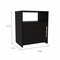 Homeroots 23" Black Wood Nightstand 473303 - alternate 3
