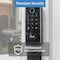 Wrightmaster 5-in-1 Aluminum Smart Pad Lock with Handle Set, App Control, Fingerprint, IC Card, Keypad, Auto-Lock ZR-D3 - alternate 2