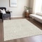 Homeroots 9' X 12' Beige And Linen Abstract Washable Indoor Outdoor Area Rug 598948 - alternate 4