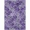 Homeroots 3' X 5' Purple Lilac And Lavender Abstract Washable Indoor Outdoor Area Rug 577679 - alternate 2