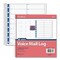 Adams Business Forms Voice Mail Log Books, One-Part (No Copies), 8.25 x 8.5, 8 Forms/Sheet, 480 Forms Total, 2PK S8714 - alternate 2