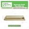 Ecoquality 0.6L Compostable Natural Sugarcane Bagasse With Lid Small Take Out Sushi Tray, 400PK EQ06LSUSHIWL-400 - alternate 4