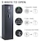 Soulyi Rifle Safe, Fingerprint & Digital Quick Access Gun Cabinet with Removable Shelf for Home 5-7 Rifles ZGZ137-01 - alternate 3