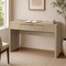 Manhattan Comfort Evelyn 47" Writing Desk in Natural (1-Drawer) DK2081-NA - alternate 3