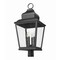 Z-Lite Raphael Sand Black 4 Light Outdoor Post Mount Fixture 5029PHXLR-BK - alternate 2