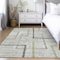 Homeroots 9' X 12' Green And Charcoal Geometric Washable Indoor Outdoor Area Rug 588336 - alternate 4