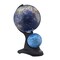 Homeroots 18" Blue Black And Navy Polyresin Dual Globe 468308 - alternate 3