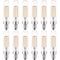Luxrite Vintage E12 LED Bulb 60W Equivalent, T6.5, 3500K (Natural White), 500 Lumens, Dimmable, 12PK LR21643 - alternate 1