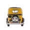 Homeroots 14" Yellow Checker Taxi Cab Model Sculpture 401141 - alternate 4