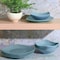 Gibson Home Zen Buffetware 8 Piece Fine Ceramic Dinnerware Set In Matte Arctic Blue 136825.08R - alternate 4
