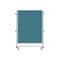 Ghent Nexus Jr. Partition, Mobile 2-Sided Fabric Bulletin Board, 46''H x 34''W, Teal NEX223FFP-97 - alternate 1