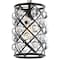 Jonathan Y Gabrielle 8" Metal/Crystal LED Pendant, Oil Rubbed Bronze / Clear JYL9506A - alternate 3