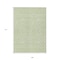 Homeroots 9' X 12' Mint Green And Ivory Geometric Washable Indoor Outdoor Area Rug 596127 - alternate 3