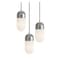 Afx Irvine 3-Light Round Pendant, 120V, 45W, 5 CCT, Satin Nickel IRVP05LAJUDSNRND3 - alternate 1