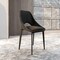Leisuremod Amalfi Collection Fabric Modern Dining Chair in Charcoal AC48CH - alternate 5