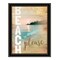 Homeroots Beach Please 2 Black Framed Print Wall Art 416223 - alternate 1