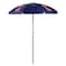 Picnic Time Family Of Brands NCAA Illinois Fighting Illini Outdoor Canopy Sunshade Beach Umbrella 5.5' 822-00-138-214-0 - alternate 1